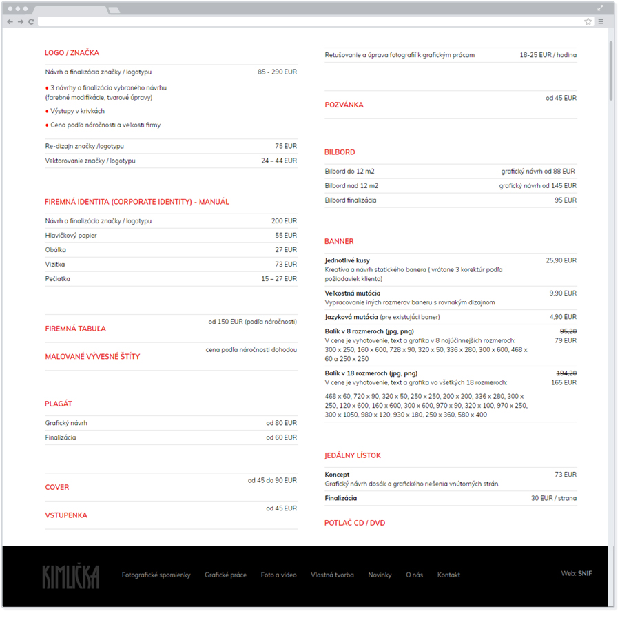 grafický dizajn - webstránky - reklamné banery - logá